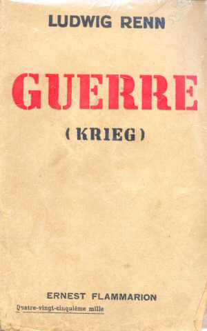 Guerre (Ludwig Renn 1928 - Ed. 1929)